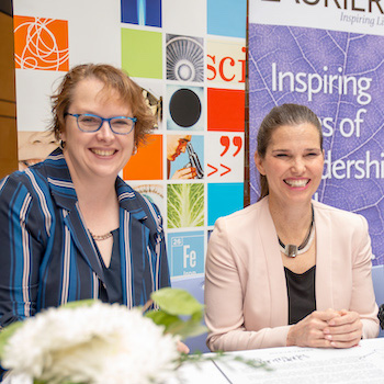 Deb Maclatchy and Kirsty Duncan