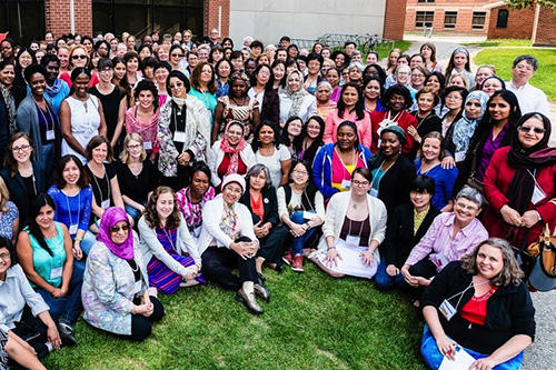 group photo at 2014 International Conference of Women in Physics