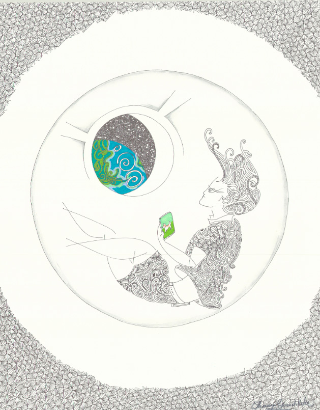 Tharanga Goonetilleke art of astronaut Sunita Williams